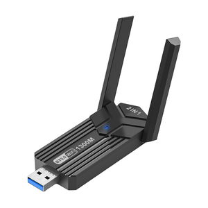 Adaptador WiFi de 1300Mbps, USB 3,0, banda Dual, 5GHz/2,4GHz, adaptador de red inalámbrico, 2 antenas, <span class=keywords><strong>Dongle</strong></span> Wi-Fi para Windows y Mac OS - Product Image 1