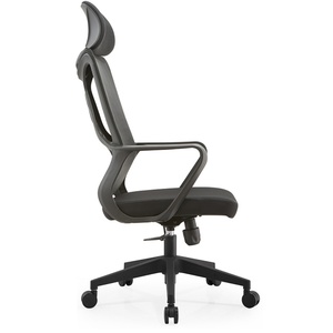 Chaise de bureau de direction personnalisable, réglable, ergonomique, pivotante, en maille, avec mousse, confortable, en tissu, aluminium, moderne, garantie 5 ans - Product Image 2