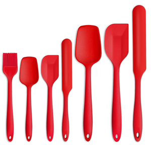 Ensemble d'ustensiles de cuisine en silicone : spatule, pinceau à huile, spatule à crème, outil de pâtisserie non électrique - Product Image 1
