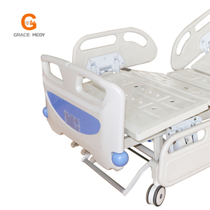 Lit d'hôpital A02, équipement <span class=keywords><strong>médical</strong></span> d'hôpital confortable, lit <span class=keywords><strong>médical</strong></span> manuel à trois fonctions - Product Image 6