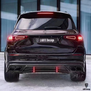 สำหรับ Mercedes-Benz GLS Maybach สภาพใหม่ ชุดแต่งคาร์บอนไฟเบอร์ LD-Style สำหรับดิฟฟิวเซอร์หน้า ชุดแต่งตัวถัง GLS อัพเกรด - Product Image 4