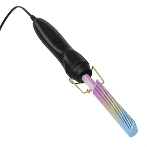 Peine Alisador de Cabello Eléctrico de Doble Uso, Herramienta de Peinado con Calentamiento de Cobre para Cabello Liso y Rizado - Product Image 3