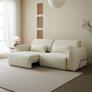 Vente en gros de canapé électrique réglable canapé électrique en tissu blanc avec mécanisme de canapé électrique à distance - Product Image 1