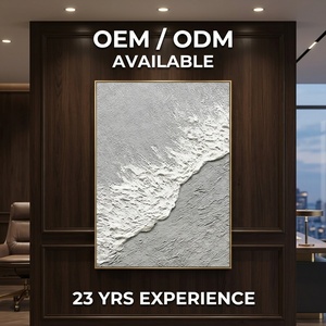 Pintura Abstracta Texturizada 3D de Estilo <span class=keywords><strong>Industrial</strong></span> Moderno para Decoración de Vestíbulos de Oficinas Corporativas, Proyecto de Hostelería de Lujo, <span class=keywords><strong>Diseño</strong></span> de Arte Mural - Product Image 4