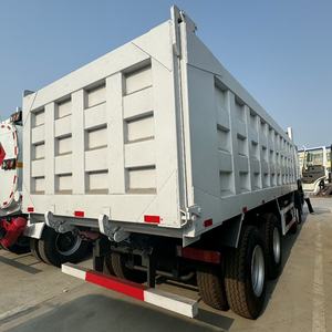 Jual truk beban berat tangan kedua Haowo dump truck 6x4 371 tenaga kuda 10 roda 40 ton dump truck dengan harga rendah - Product Image 3