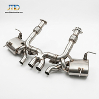 Système d'échappement Catback en acier inoxydable JTLD intégrant un système de commande de soupape OEM pour Chevrolet Corvette C8 Z06 2023+