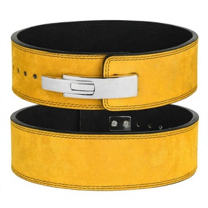 Cinturón de levantamiento de pesas con hebilla de palanca para gimnasio, 10mm 13mm, para powerlifting y levantamiento de pesas, logotipo personalizado, venta al por mayor de fábrica - Product Image 2