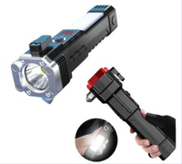 Marteau de sécurité multifonctionnel, lampe de travail pour réparation automobile, éclairage d'urgence permanent, brise-vitre de secours, lampe d'extérieur lumineuse N35 Néodyme