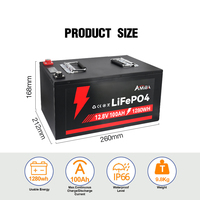 Batterie solaire au lithium 24V 12V 100Ah 200Ah 300Ah 400Ah à décharge profonde, batterie au lithium-fer LifePo4, stock UE Pologne Roumanie