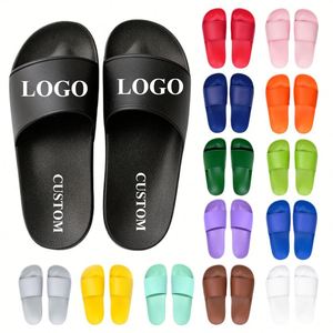 Vente flash - Pantoufles personnalisées avec logo - Chaussures en PVC imprimées pour hommes - Sandales pour promotion - Product Image 1