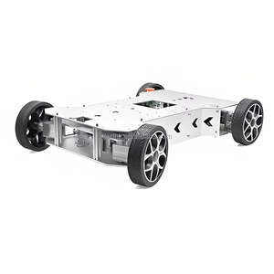 Vehículo Robótico AGV de Alta Calidad con Tracción en las Cuatro Ruedas, Chasis con Giro Frontal y Estructura de Dirección Ackerman, Chasis UGV - Product Image 6
