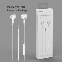 Écouteurs intra-auriculaires filaires Type C pour le sport, les plus vendus, écouteurs mono jetables noirs et blancs pour l'écoute de musique, casque filaire