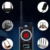 Détecteur multifonction K18 : Caméra, micro espion GSM, traceur RF de signal GPS 1 MHz-6,5 GHz, détection sans fil