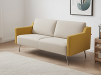 Canapé lounge deux places en cuir véritable moderne de haute qualité au meilleur prix avec garantie de 2 ans pour les bureaux, les salles d'attente et les villas