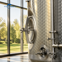 Réservoir d'eau en acier inoxydable Tonsen avec réservoir de stockage à pression pour système de refroidissement de brasserie de bière avec refroidisseur d'eau