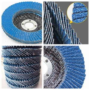 Đĩa mài góc chất lượng cao giá xuất xưởng 115/125mm, độ nhám 40/<span class=keywords><strong>60</strong></span>/80/120, dạng cánh quạt/bánh xe, dùng cho thép không gỉ và sắt - Product Image 4