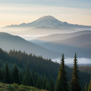 Hurricane Ridge Olympic National Park T-shirt à manches longues Mountain Washington - Product Image 3