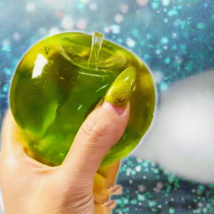 New 8cm Maltose Green Tea Apple TPR Squeeze Toy <b>Squishy</b> Ball Stress Relief Gift for Kids Adults Fatigue Release Toy Wholesale - Product Image 3