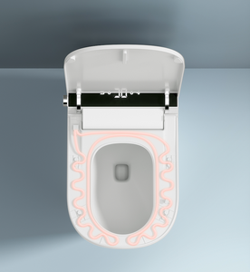 โถส้วมอัจฉริยะแบบไม่ต้องต่อกับพื้น, โถส้วมอัจฉริยะแบบไม่ต้องมีรีโมตสำหรับใช้ในห้องน้ำ - Product Image 6