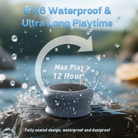 Nuevo Altavoz Portátil Impermeable Magsound de 5W, Mini Altavoz con Soporte para Teléfono, Altavoz Magnético para Regalos Promocionales, Carrito de Golf