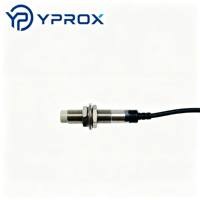 Sensor Proximitas Induktif YPROX LJ12A M12 2-Kawat Terlindung/Tidak Terlindung PNP Jarak Deteksi 2-4mm IP67 10-30V DC Berlapis Nikel