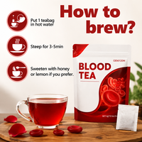 Teh Herbal Detoks Alami OEM dalam Kemasan Sachet, Pendukung Kesehatan Harian, Campuran Teh Botani, Produsen Grosir Label Pribadi