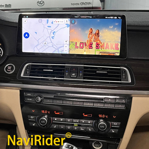 CarPlay Android Auto ขนาด 12.8 นิ้ว สำหรับ BMW ซีรีส์ 7 รุ่น F01 F02 ปี 2011-2017 ระบบนำทาง GPS เครื่องเล่นมัลติมีเดีย วิดีโอ เครื่องเล่นวิทยุติดรถยนต์ - Product Image 1