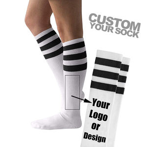 यूनिसेक्स युवा आरामदायक घुटने के उच्च संपीड़न स्टॉक कस्टम डिजाइन ठोस पैटर्न नीचे लोगो चालक दल त्वरित शुष्क - Product Image 6