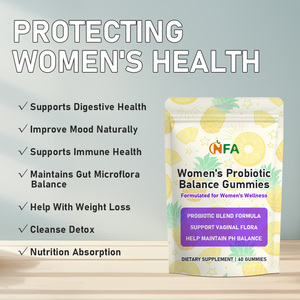 Gummies Probiotiques Équilibre Féminin OEM ODM, Formulées pour le Bien-être des Femmes avec Poudre de Fruit d'Ananas, Gummies Santé Féminine - Product Image 5
