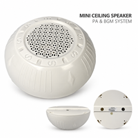 Haut-parleur de plafond compact rond pour système de sonorisation PA, idéal pour le bureau, l'hôtel, le commerce de détail et la musique d'ambiance