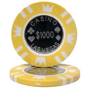 Jetons de poker durables et attrayants en argile avec incrustation de pièces de 15 grammes avec plateau pour les joueurs - Product Image 5