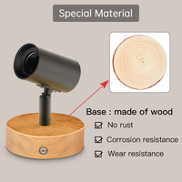 Support de lampe E27, spot LED pour plafond, corps en fer, design industriel, montage en surface, abat-jour noir, lampe murale pour chambre à coucher, salon