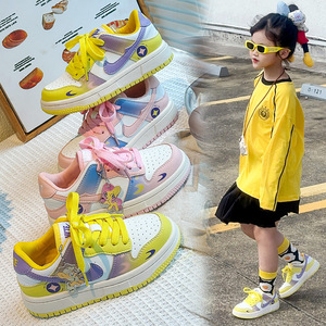 2025รองเท้าผ้าใบเด็กแฟชั่นใหม่สำหรับฤดูใบไม้ร่วง, รองเท้ากีฬาพื้นนุ่มระบายอากาศได้รองเท้าวิ่งลำลองสำหรับเด็ก - Product Image 6