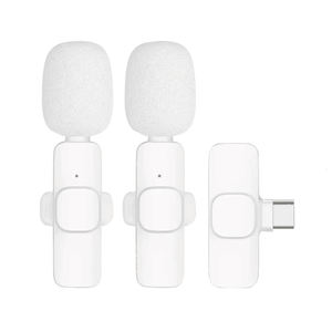 Mini micrófono de solapa Lavalier inalámbrico profesional para iPhone Android para grabación de vídeo de YouTube tipo C K9 ruido - Product Image 2