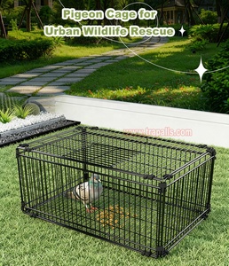 กรงดัก<span class=keywords><strong>นก</strong></span>แบบสี่ประตู สำหรับกู้ภัยสัตว์ป่าในเมือง ใช้งานกลางแจ้ง พร้อมระบบกลับอัตโนมัติ - Product Image 6