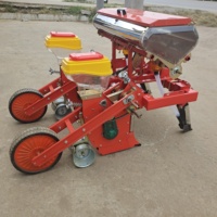 Semoir à maïs manuel 2 rangs SX 2BYF-2, mini-épandeur d'engrais pour maïs, monté sur tracteur 3 points, puissance 35-60 CV, neuf ou occasion
