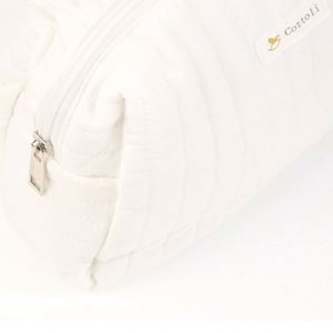Bolsa de Maquillaje de Viaje con Cierre, Linda y de Alta Calidad, Gran Capacidad, Cómoda, de Algodón para Mujer, Hermosa Bolsa de Almacenamiento de Algodón - Product Image 4