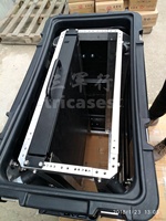 Tricases RU090 OEM 9u étui Soundlink en plastique dur antichoc Flight Rack pour étui de rack 19''