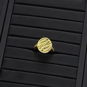 Juego de Anillo, Pendientes y Colgante de Moda para Mujer JXX, Joyería de Latón Chapado en Oro para Novia, en Dubái, Arabia Saudita, India - Product Image 4