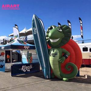 Animales inflables para reptiles, lagarto de dibujos animados inflable colorido, Airart, cabrita inflable personalizada - Product Image 3