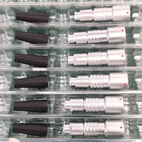 Connecteur circulaire à 6 broches de la série K à montage sur panneau, à verrouillage rapide, homologué 2A pour applications LED, disponible en 4, 6, 14 et 16 broches