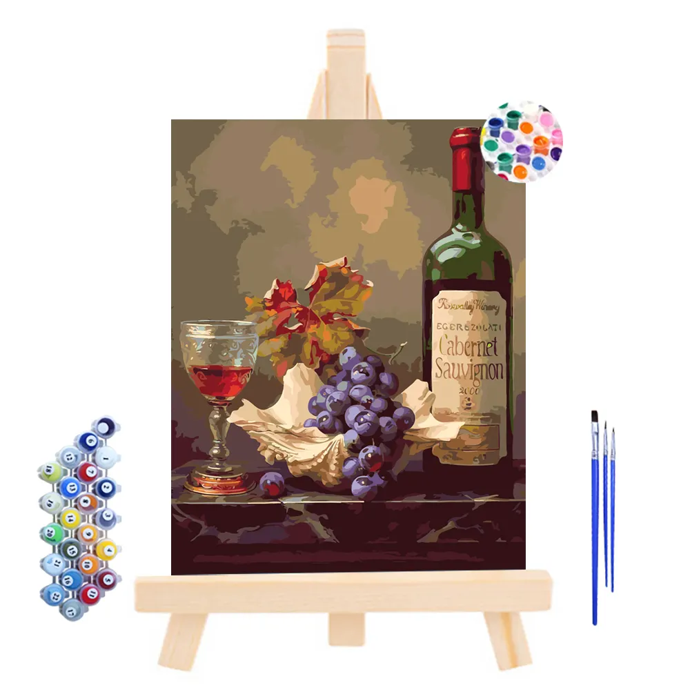 Vintage duvar <span class=keywords><strong>sanat</strong></span>ı şarap resimleri kırmızı şarap ve meyve tuval üzerine yağlıboya resim yemek odası mutfak için klasik yağ boyama