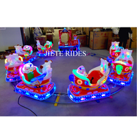 Manège Électrique Mini Carrousel Enfants Attraction Parc d'Attractions Train sur Rail à Vendre pour Fête Foraine et Carnaval