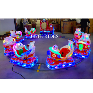 Manège Électrique Mini <span class=keywords><strong>Carrousel</strong></span> Enfants Attraction Parc d'Attractions Train sur Rail <span class=keywords><strong>à</strong></span> <span class=keywords><strong>Vendre</strong></span> pour Fête Foraine et Carnaval - Product Image 5