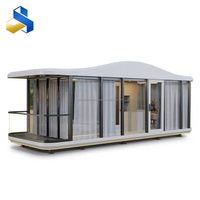 Maisons conteneurs modernes Luban, maisons préfabriquées modulaires sur roues, 20 pieds/40 pieds, installation rapide pour usage hôtelier, en acier