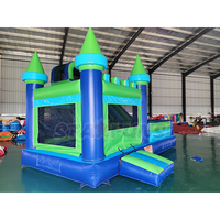 Château gonflable de style nouveau, château gonflable pour fête en plein air avec toboggan, château gonflable pour enfants et adultes