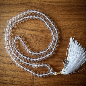Collier Jap Mala 108 perles faites à la main en agate labradorite naturelle de 8 mm, pierres de cristal, style religieux, pierre de guérison - Product Image 3