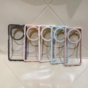 Funda de Teléfono con Diamantes de Imitación para Huawei P80 Candy Water, Apta para MATE70PRO, Transparente con Ranuras, MATE60, Protectora y Brillante - Product Image 3