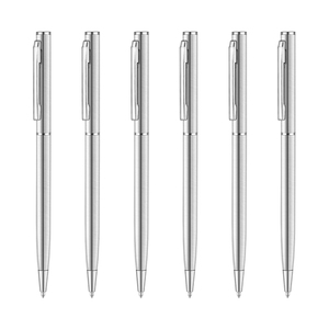 Luxury Slim Metal <b>Pen</b> <b>Gift</b> Set Wholesale Twist Ballpoint <b>Pen</b> with Custom Logo - Product Image 2