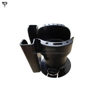 Support de tasse multifonctionnel en plastique JTRDA pour SUP, support de bouteille d'eau, base de montage pour caméra, utilisation en kayak, lacs, rivières, noir/orange, CE